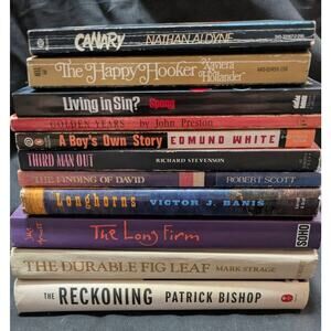 Vintage & Modern Literary Quuer Fiction / Memoir Lot — 9 Books